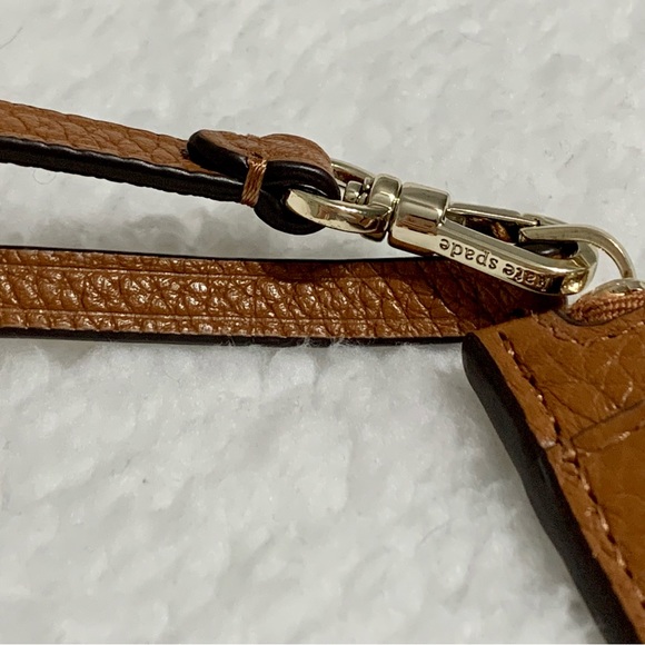 KATE SPADE Leather Leila Small ID Card Holder Wristlet Wallet NWT - Picture 6 of 10